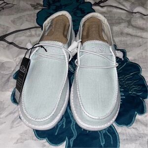 Hey Dude Blue Loafers Slip-Ons Casual